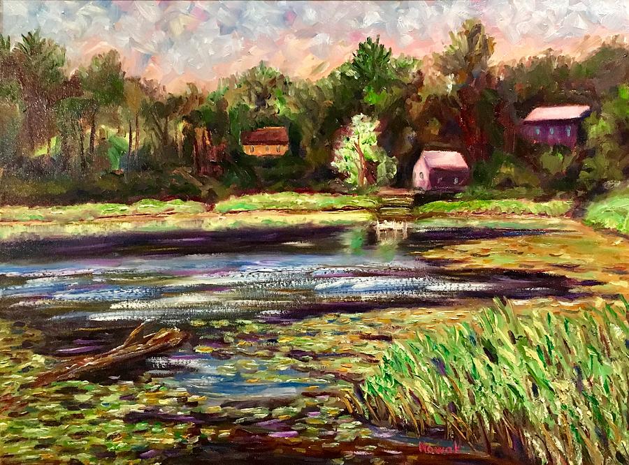Fall Painting - Hampton Ponds by Richard Nowak