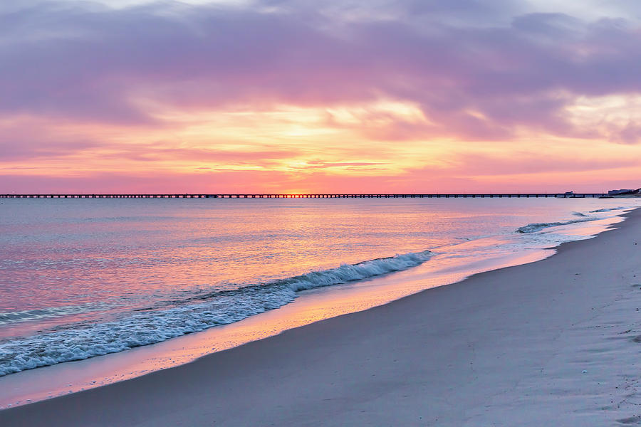 Hampton Roads Sunrise Photograph by Donna Twiford
