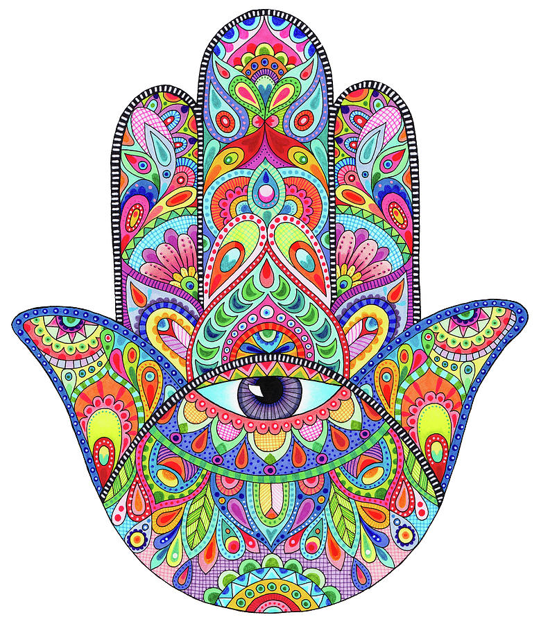 Spirituality Digital Art - Hamsa Hand by Hello Angel