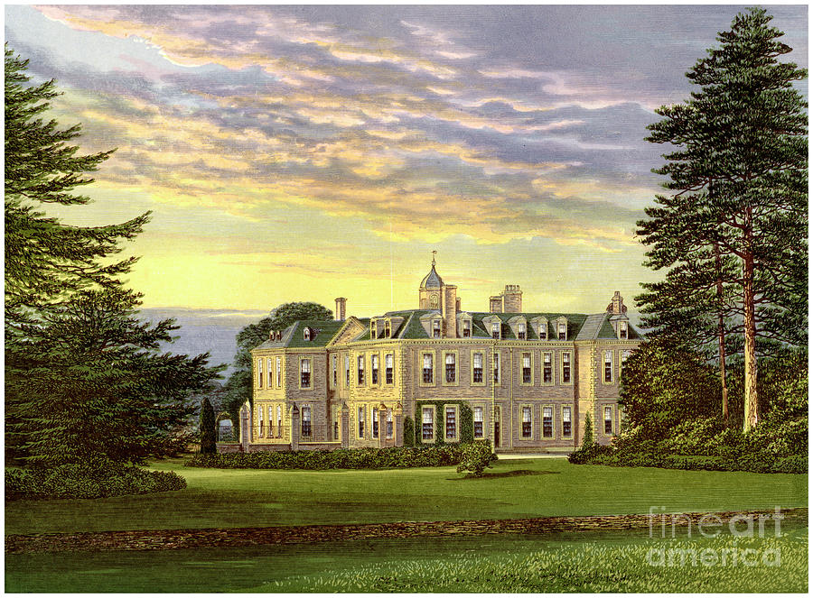 Hanbury Hall, Worcestershire, Home Drawing by Print Collector