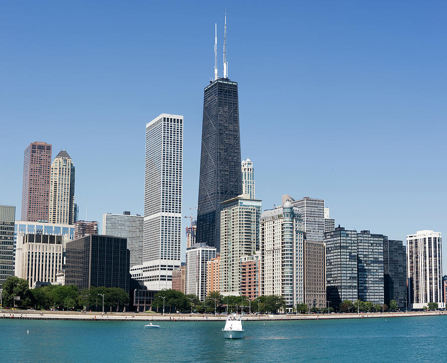 Hancock Building And Chicago Lakeshore Photograph by Stevegeer