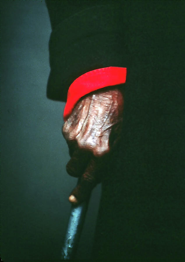 Hand and Cane Photograph by Bill Cain