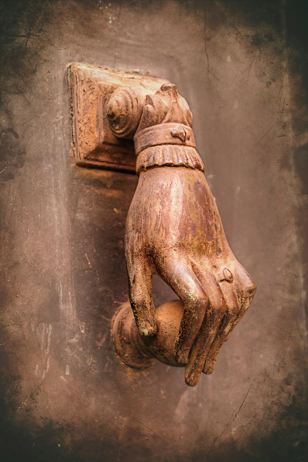 Architecture Photograph - Hand Door Knocker Toulouse France by Carol Japp