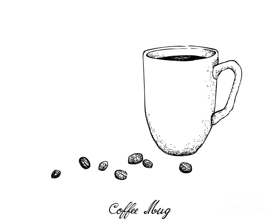 cup of coffee sketch