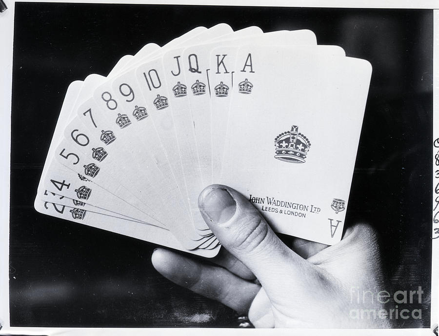 Hand Holding Playing Cards Photograph by Bettmann