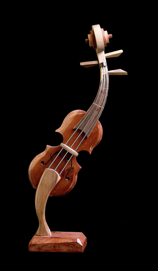 Hand Made Souvenir Violin - Cuba by Rick Veldman Hand Made Souvenir Violin - Cuba by Rick Veldman