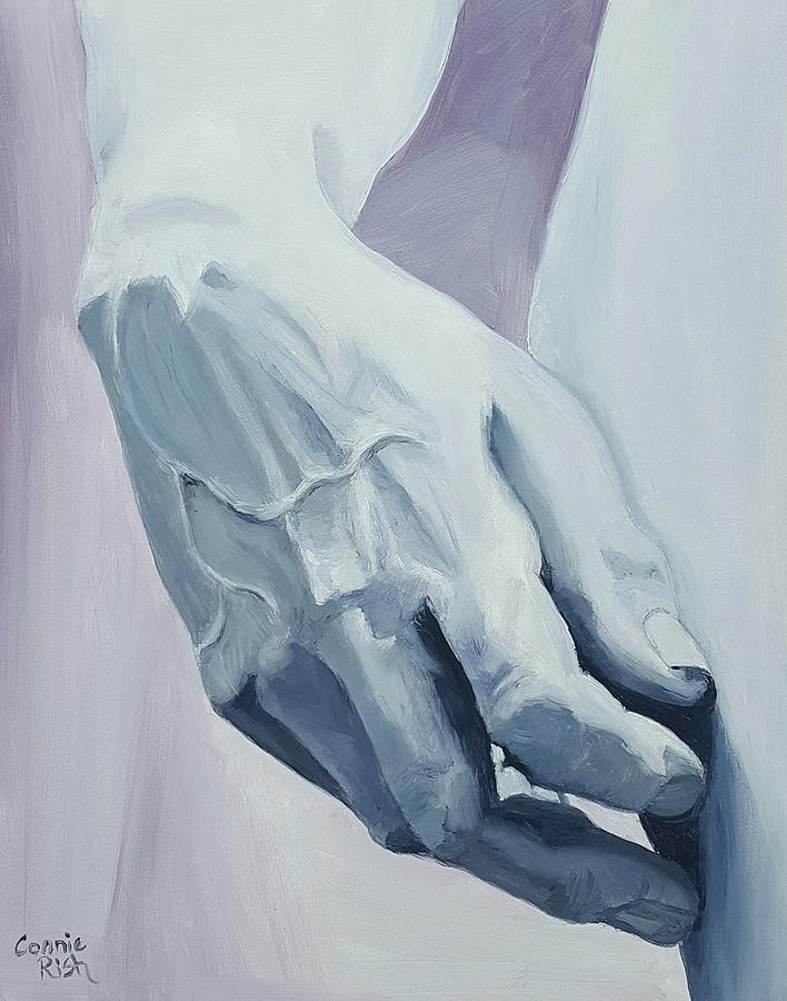 Hand of David Painting by Connie Rish