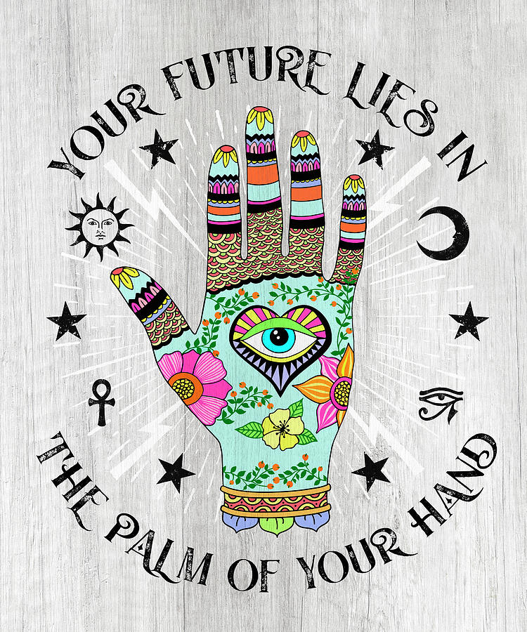 Hand of Fortune Drawing by Tammy Wetzel
