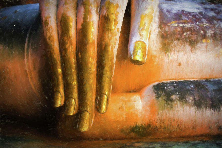 Hand of the Buddha Photograph by Artur Bogacki