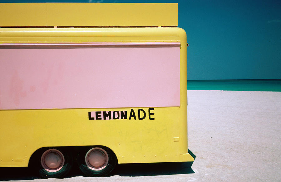 Hand Painted Lemonade Truck On Beach Photograph by Jeffrey Becom Hand Painted Lemonade Truck On Beach Photograph by Jeffrey Becom