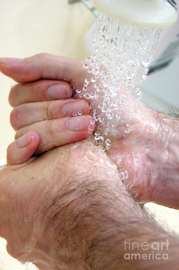 Hand Washing Photograph by Aj Photo/science Photo Library