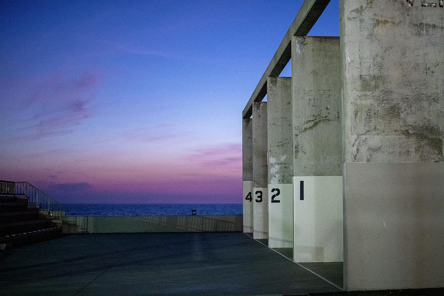 Handball Courts At The Beach At Sunset Photograph by Cavan Images
