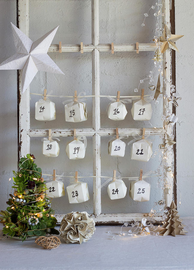 Handmade Advent Calendar Photograph by Great Stock!