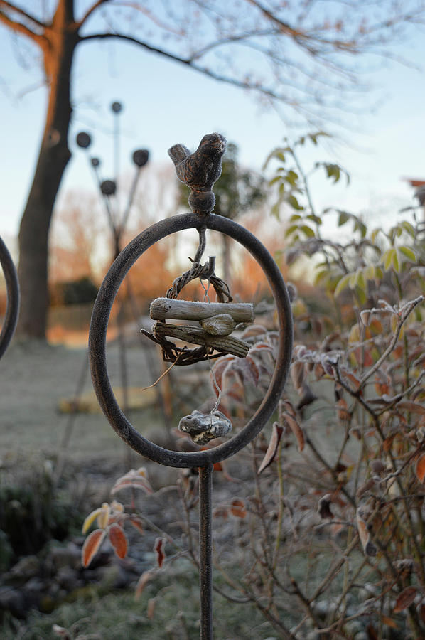 Handmade Decorative Garden Stake Photograph by Christin By Hof 9 Pixels