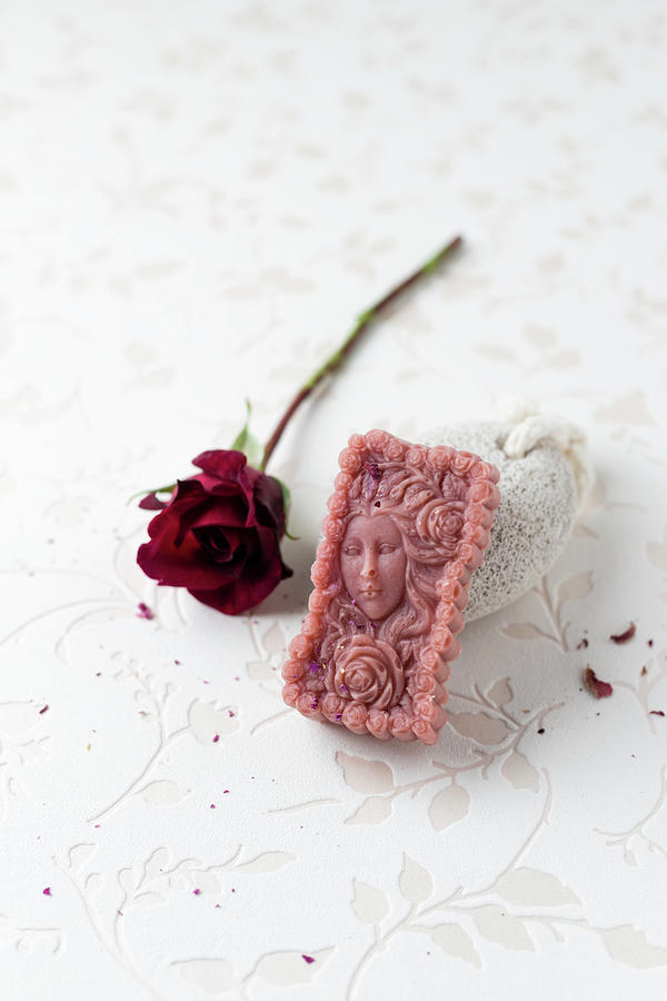 Handmade Rose Soap Photograph by Mandy Reschke