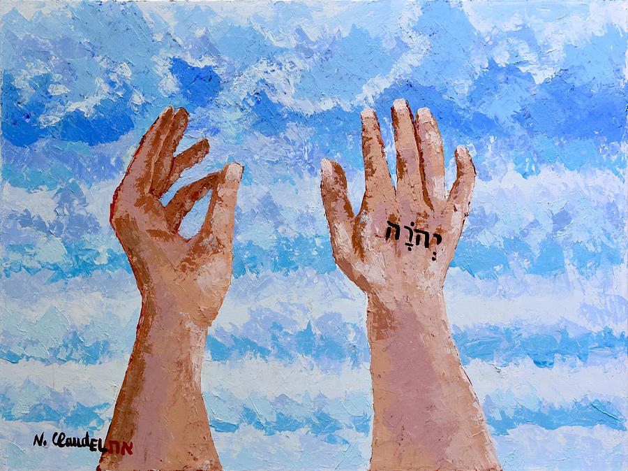 Hands of Praise Painting by Natacha Claudel | Fine Art America