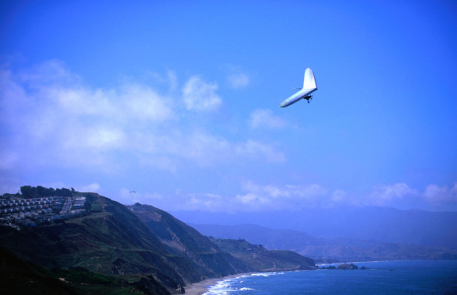 Hang Gliding At Fort Funston, San Photograph by Lonely Planet