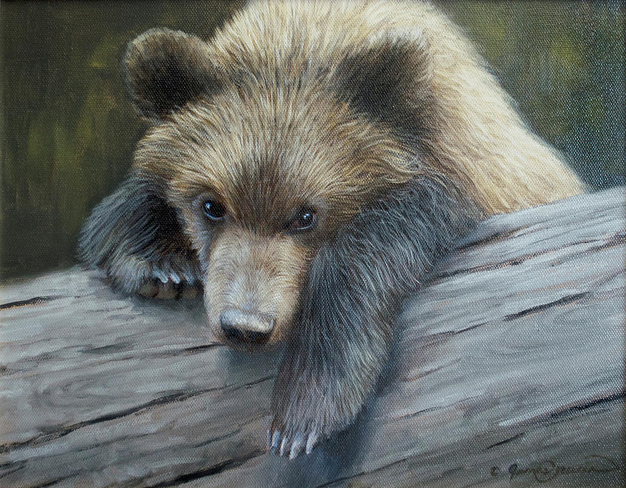 Wildlife Painting - Hanging Out by James Corwin Fine Art