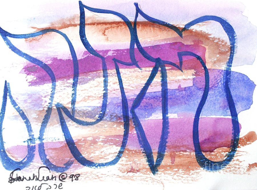 HANNAH CHANA nf3-9 Painting by Hebrewletters SL
