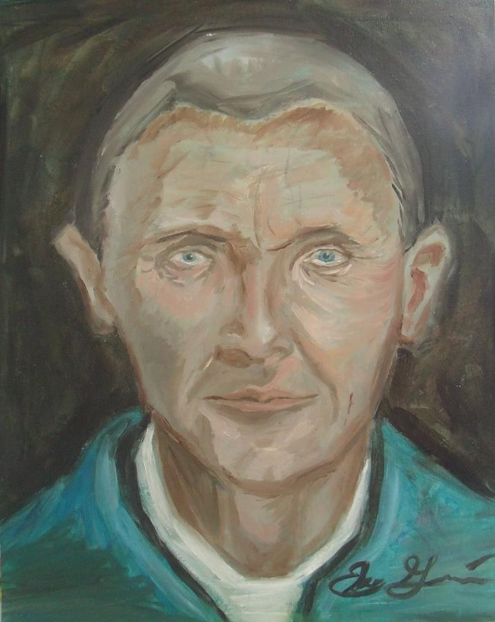 Anthony Hopkins Painting - Hannibal Lecter by Edna Garcia