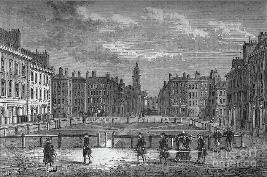 Hanover Square, Westminster, London Drawing by Print Collector