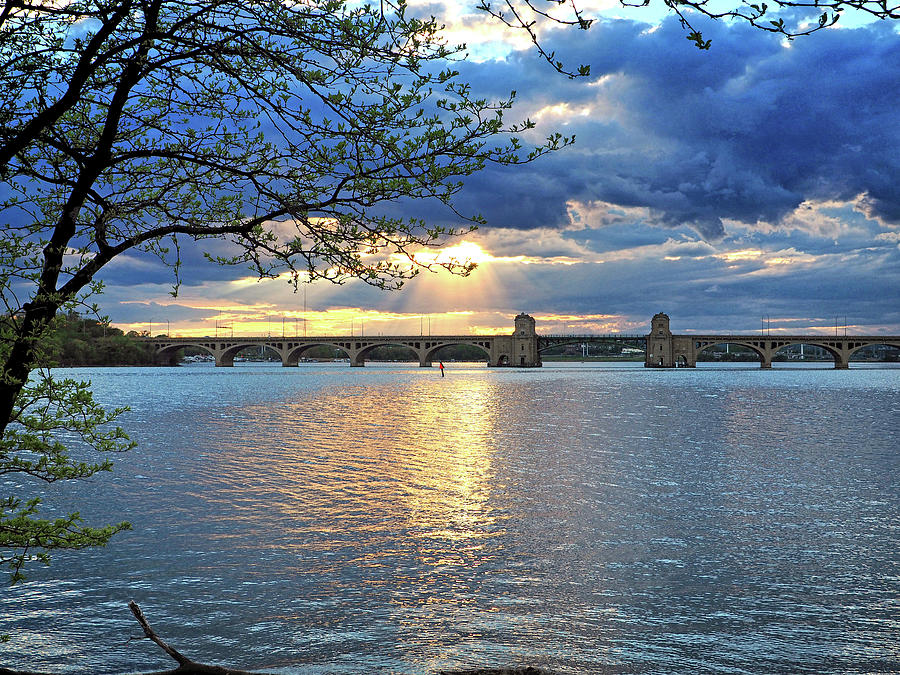 Hanover Street Bridge Baltimore Maryland Photograph by Bill Swartwout
