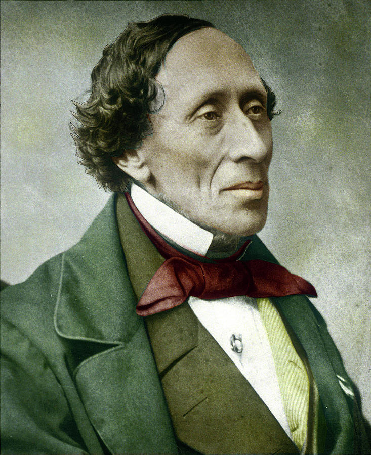 Hans Christian Andersen, 1860s Photograph by Danish School