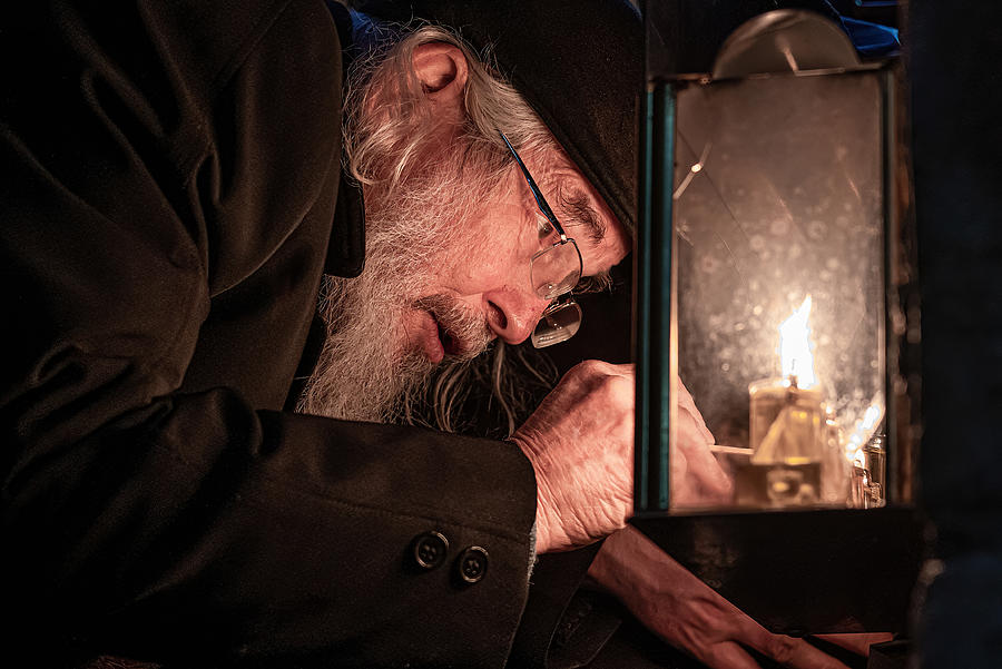 Hanukkah Photograph - Hanukkah Candle by Bruno Lavi