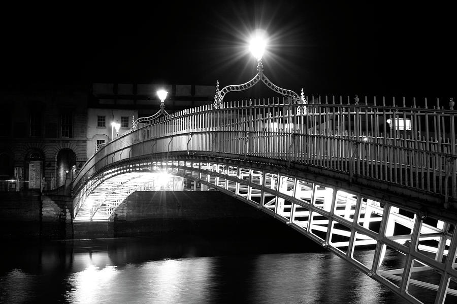 Hapenny Bridge Photograph by Universal Traveller