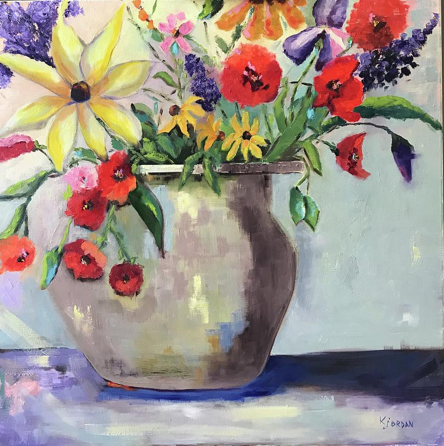 Happiness Is.... Painting by Karen Jordan Happiness Is.... Painting by Karen Jordan