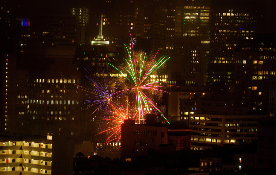 Happy 4th from Chinatown SF Photograph by Bonnie Follett
