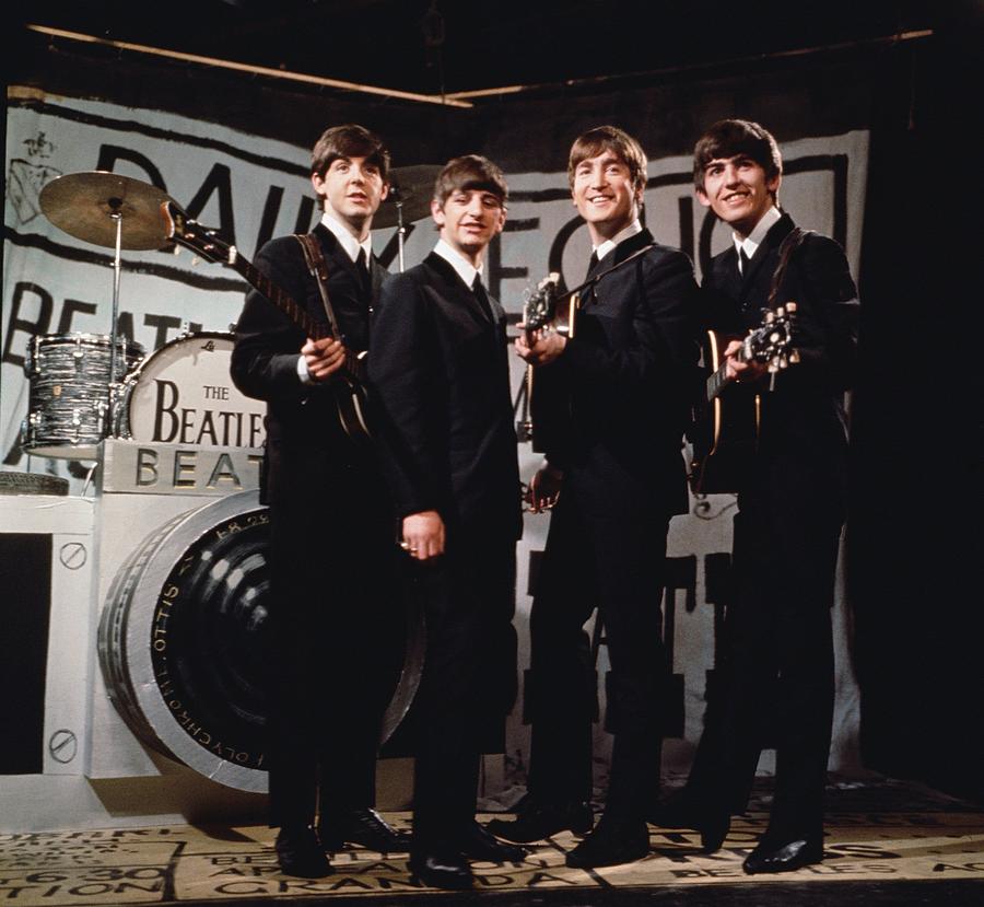 Happy Beatles Photograph by Hulton Archive