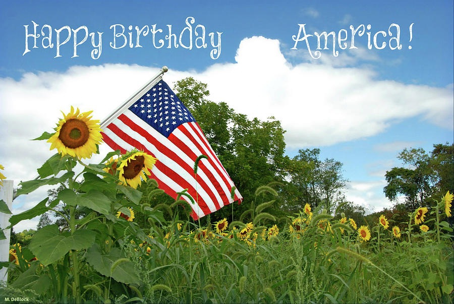 Happy Birthday America Photograph By Marilyn Deblock