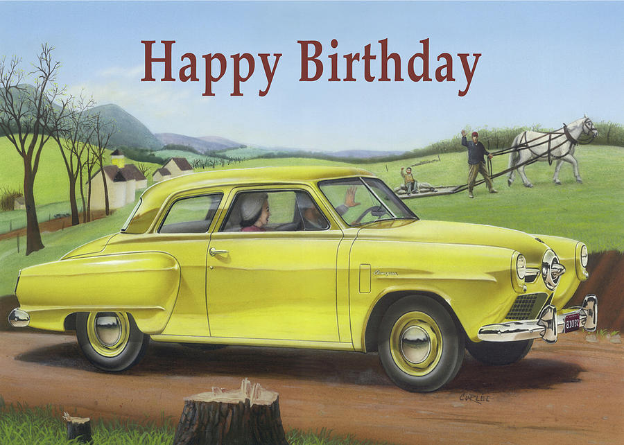 Happy Birthday Antique Car Images - Antique Cars Blog