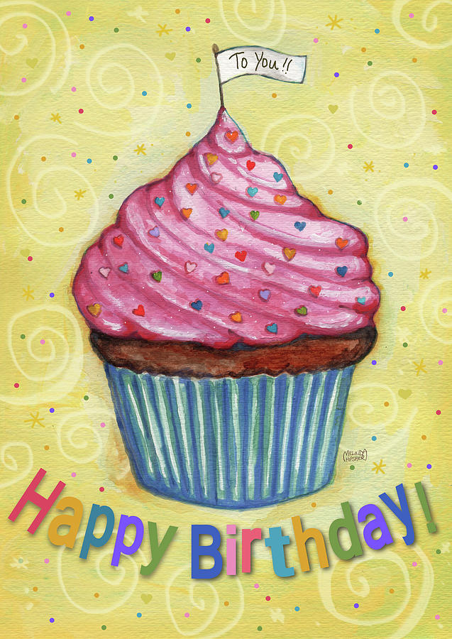 Happy Cupcake Sticker for Sale by pai-thagoras