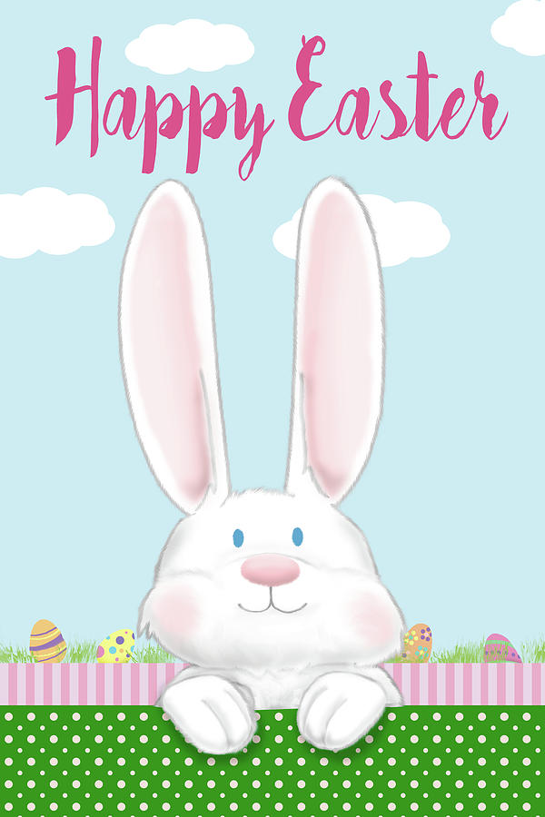 Easter Digital Art - Happy Easter I by Sd Graphics Studio