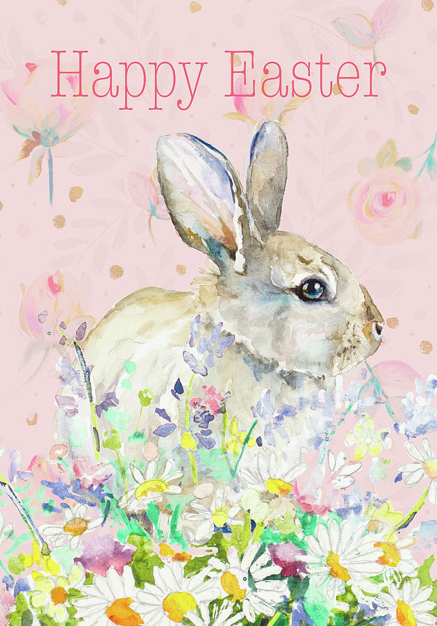 Easter Mixed Media - Happy Easter by Patricia Pinto