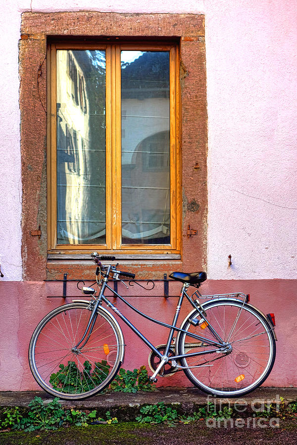 Happy French Bicycle Photograph by Olivier Le Queinec