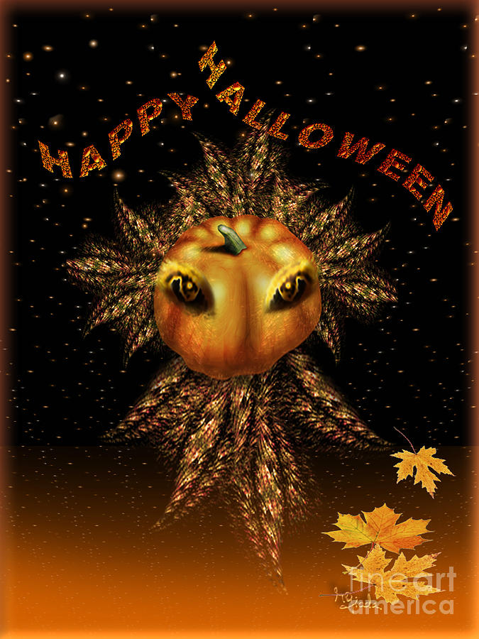 Happy Halloween from Halli-O  Digital Art by Giada Rossi