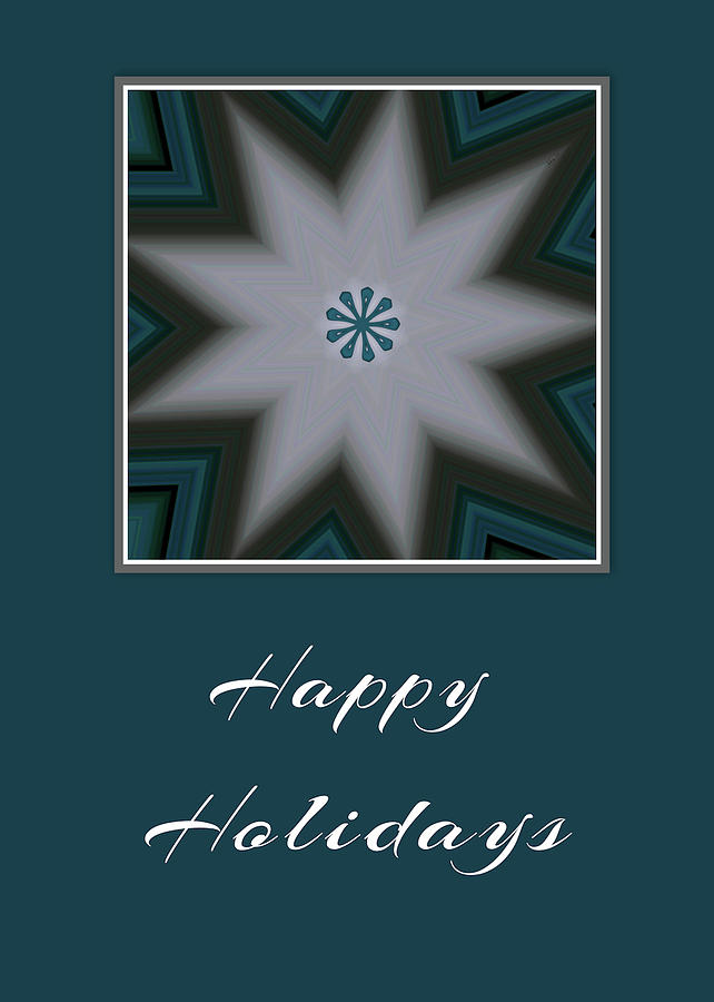 Happy Holidays Snowflake Photograph by Kathy K McClellan