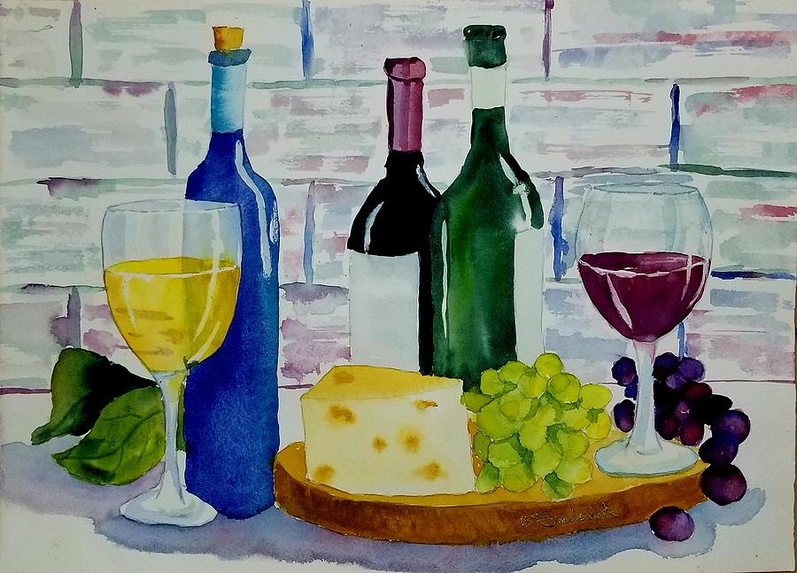 Happy Hour Painting by Ann Frederick