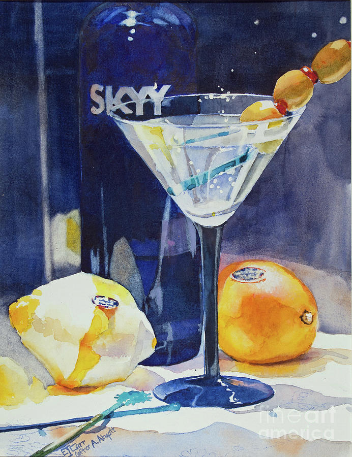 Happy Hour Painting by Elizabeth Carr
