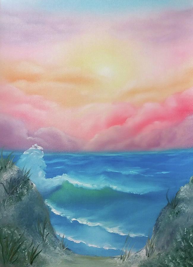 Happy little wave by Anne Engholm Happy little wave by Anne Engholm