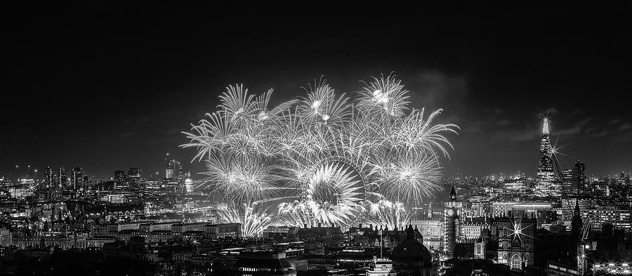 London Photograph - Happy New year by Stewart Marsden