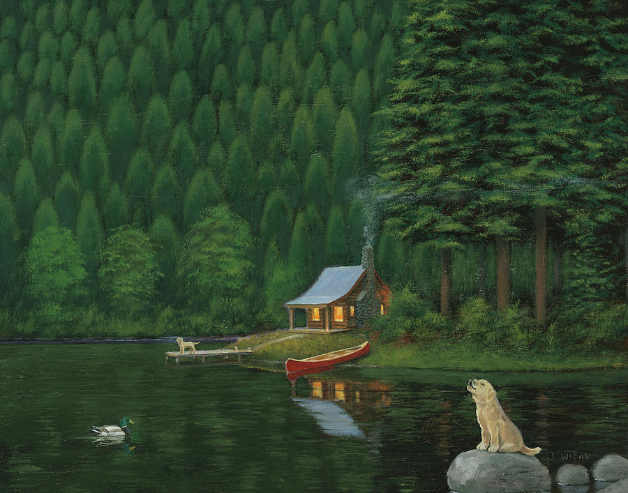 Happy Place II Painting by James Wiens Happy Place II Painting by James Wiens