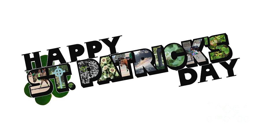 Happy St. Patricks Day Big Letter Photograph by Colleen Cornelius