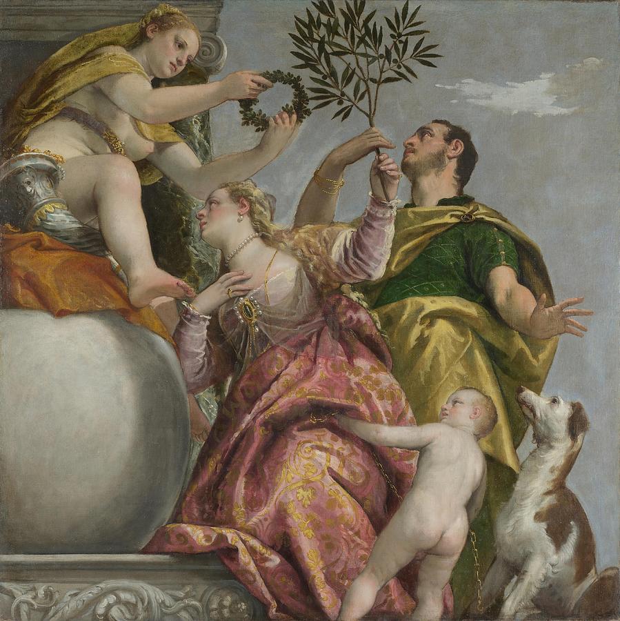Happy Union. Painting. Oil on canvas. Painting by Paolo Veronese