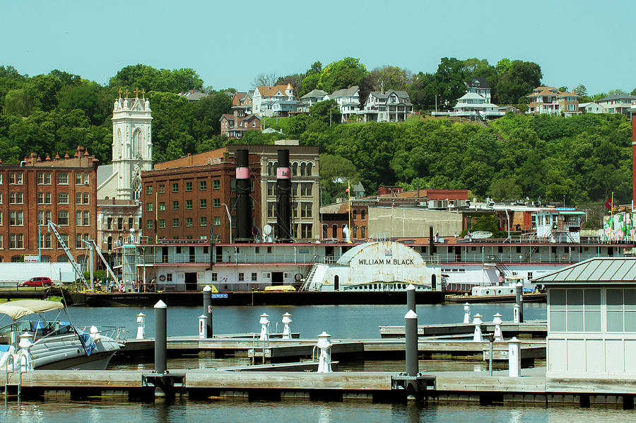 Harbor On The Mississippi Photograph by John Bartelt - Fine Art America