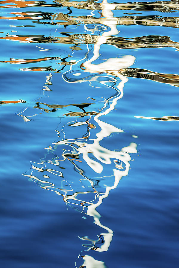 Harbor Reflections XR Photograph by Ann Skelton