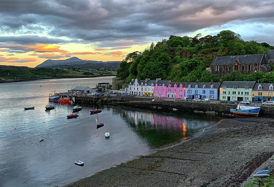 Harbor Scene at Portree,Scotland Photograph by Dave Mills